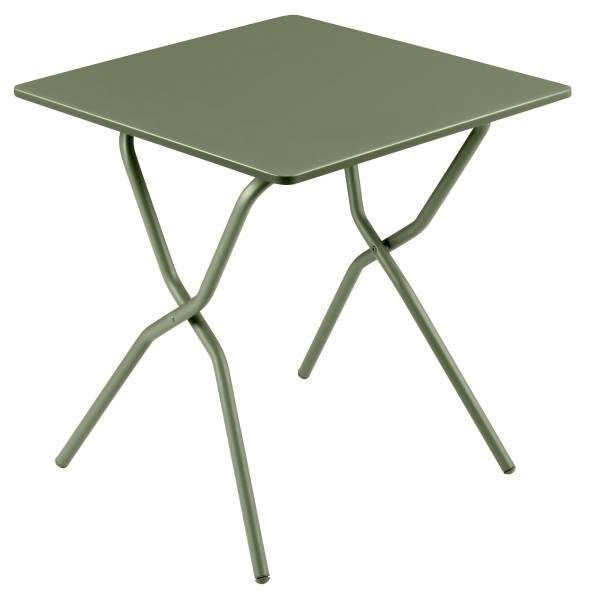 Lafuma BALCONY II Tisch 64x70 cm Colorblock Stahl Moss grün klappbar