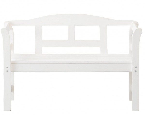 Friesenbank Gartenbank sensline Kiefer FSC 2-Sitzer 113 x 45 x 78 cm weiß