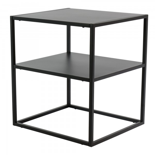 osoltus cube Industrie Stil Tisch Beistelltisch Stahl schwarz 45x40x50cm