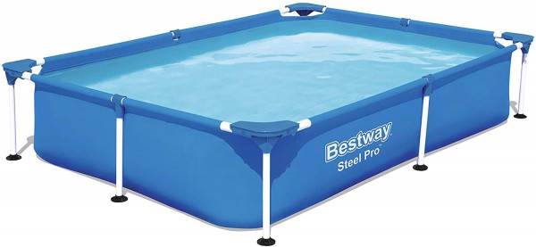 Bestway Steel Pro Frame Pool 221x150x43cm Stahlrahmenpool 56401