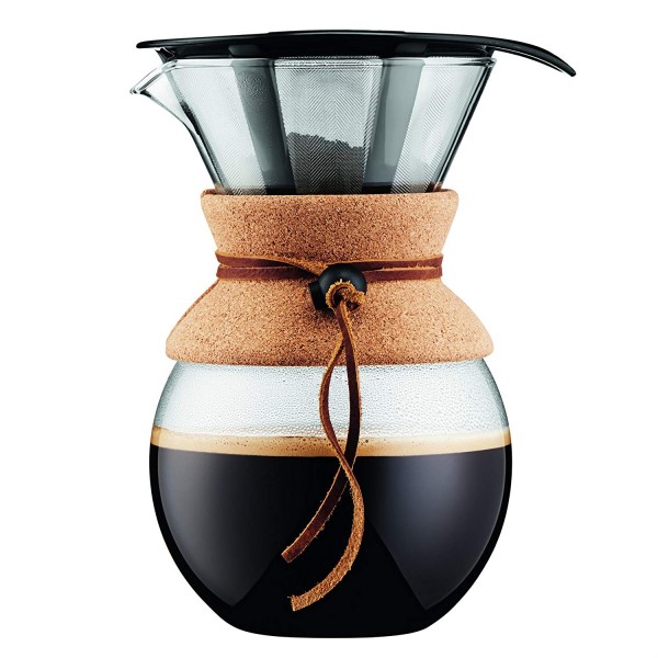 Bodum Pour Over Kaffeebereiter mit Permanentfilter 1 Liter
